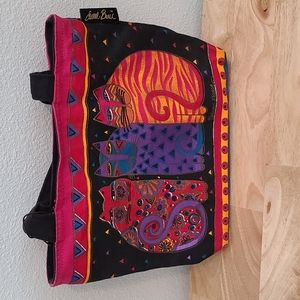 Laurel Burch small canvas tote bag